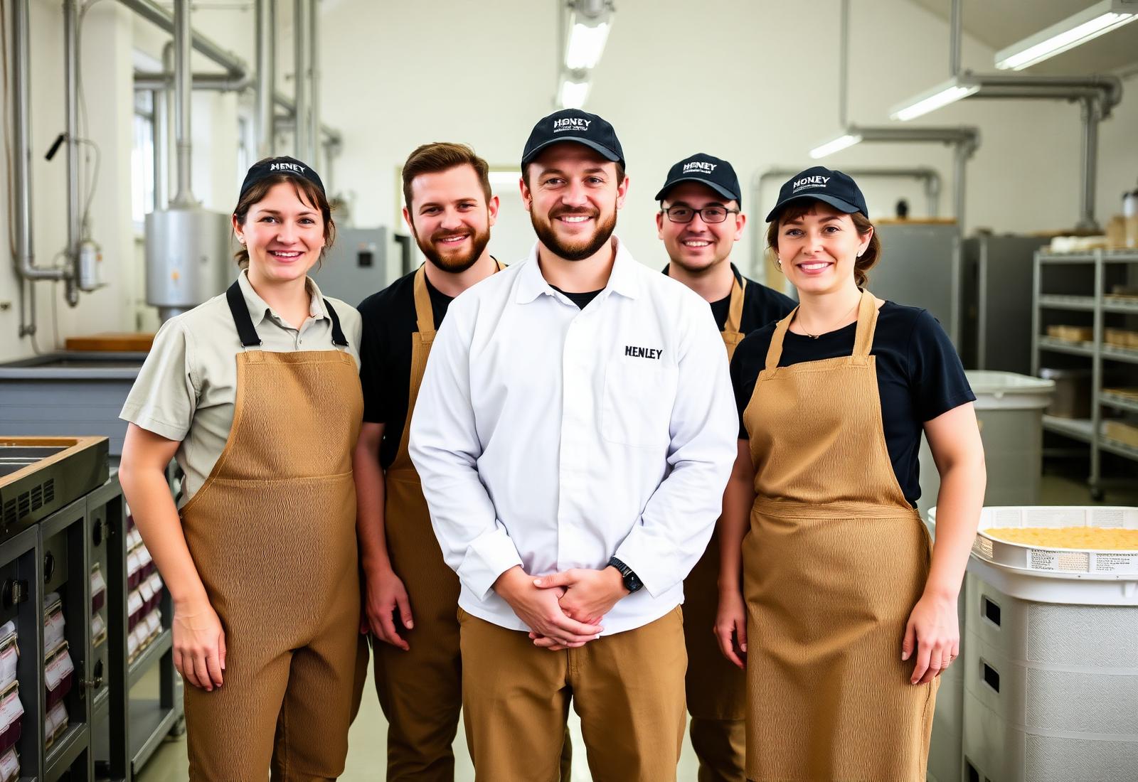 Cosana team members in the Taupō facility
